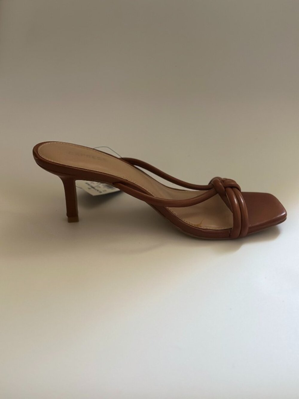 Express Faux Leather Sandals — Brown Size 8 -NWT